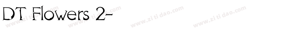 DT Flowers 2字体转换